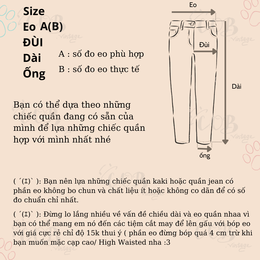 Quần kaki, quần vải basic - secondhand  -  - casual, vintage, công sở