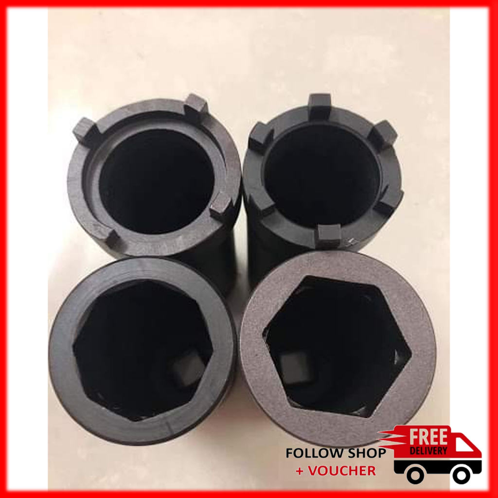 Dụng cụ khẩu siết mở ốc chén cổ phốt xe máy - Bộ khẩu tuýp bắn cổ phốt các dòng xe Honda, Yamaha