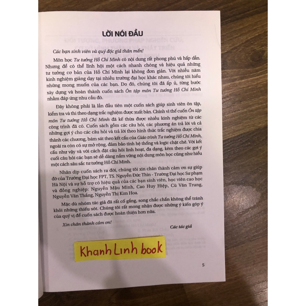 Sách - Ôn tập môn tư tưởng Hồ Chí Minh