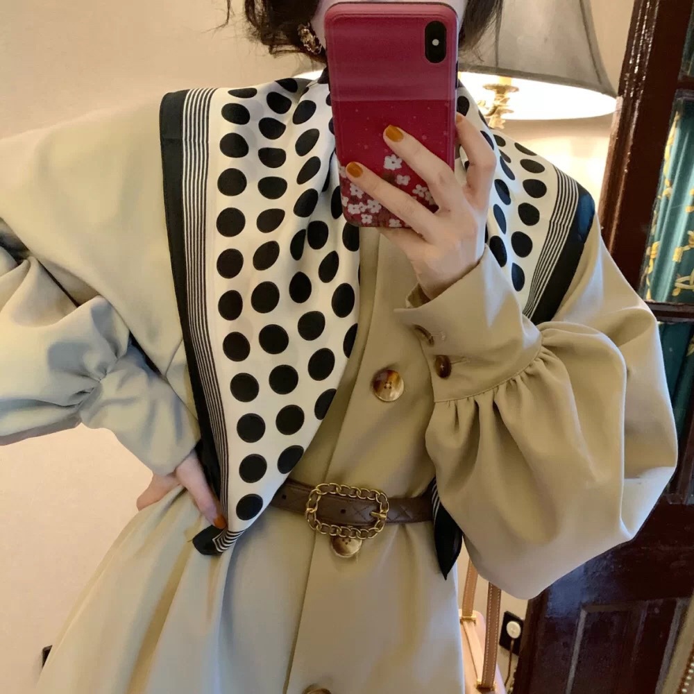 Khăn lụa vuông nhiều hgoaj tiết đa dạng thanh lịch kích thước 70x70cm Thy Thy store