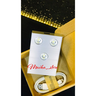 Đèn pin mini nam châm cảm ứng siêu sáng Maika 3led TypeC