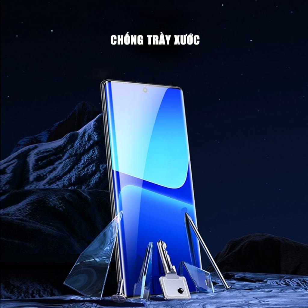 Dán màn hình Xiaomi 13 Pro PPF UV Smart Devil full màn hình dẻo trong suốt - Dán PPF UV Xiaomi Mi 13 Pro