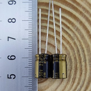 (2 combo 2 cái)Tụ điện 22uF 50V Nichicon KZ Muse 8*12.5mm(Japan)