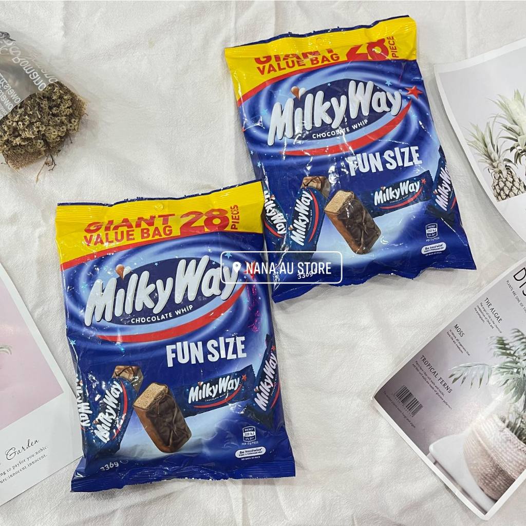 Kẹo socola sữa Milky Way Úc 28 viên 336gram