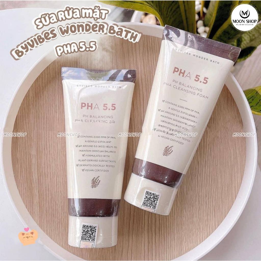 SỮA RỬA MẶT BYVIBES WONDER BATH PHA  5.5