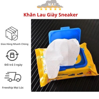 Khăn Lau Giày Sneaker Túi 30 Tờ Tiện Lợi, Lau Sạch Mọi Vết Bẩn Bám Trên Giày Nhanh Chóng