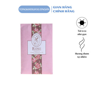 Túi thơm thảo mộc thiên nhiên kèm móc treo loại vỏ màu - Túi thơm treo tủ quần áo nhỏ gọn (FB02)