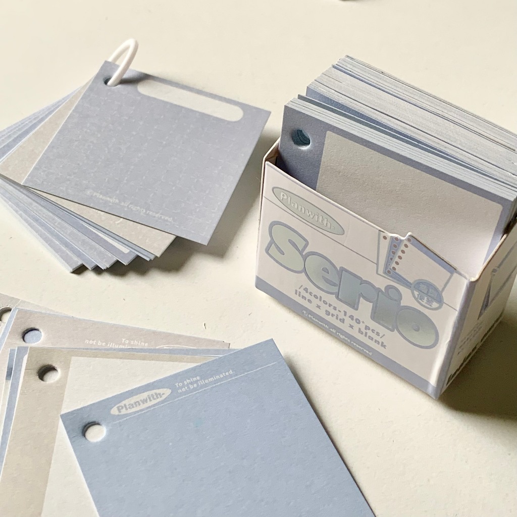 Giấy note, ghi chú loose leaf dành cho sổ còng a5, b5 Art Therapy