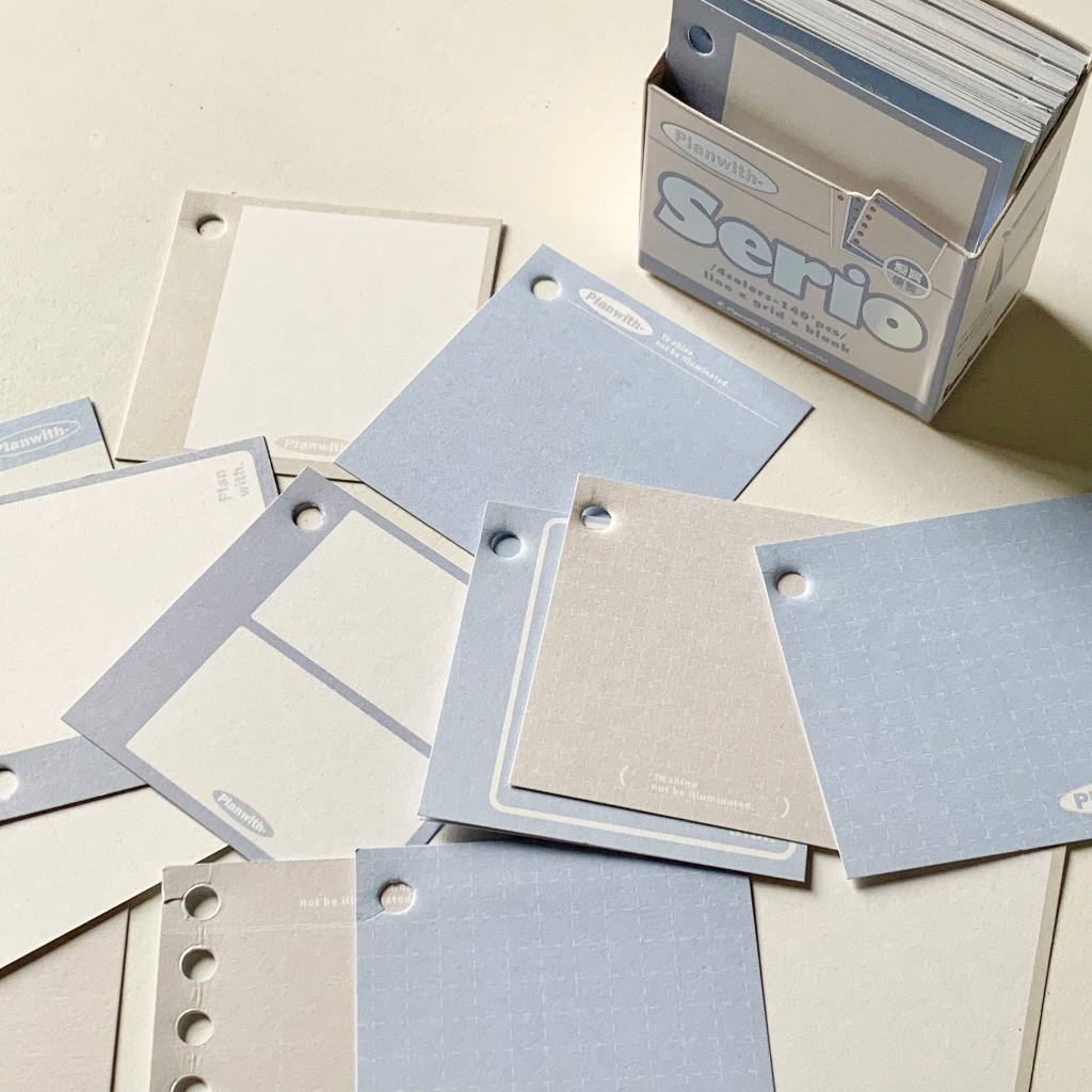 Giấy note, ghi chú loose leaf dành cho sổ còng a5, b5 Art Therapy