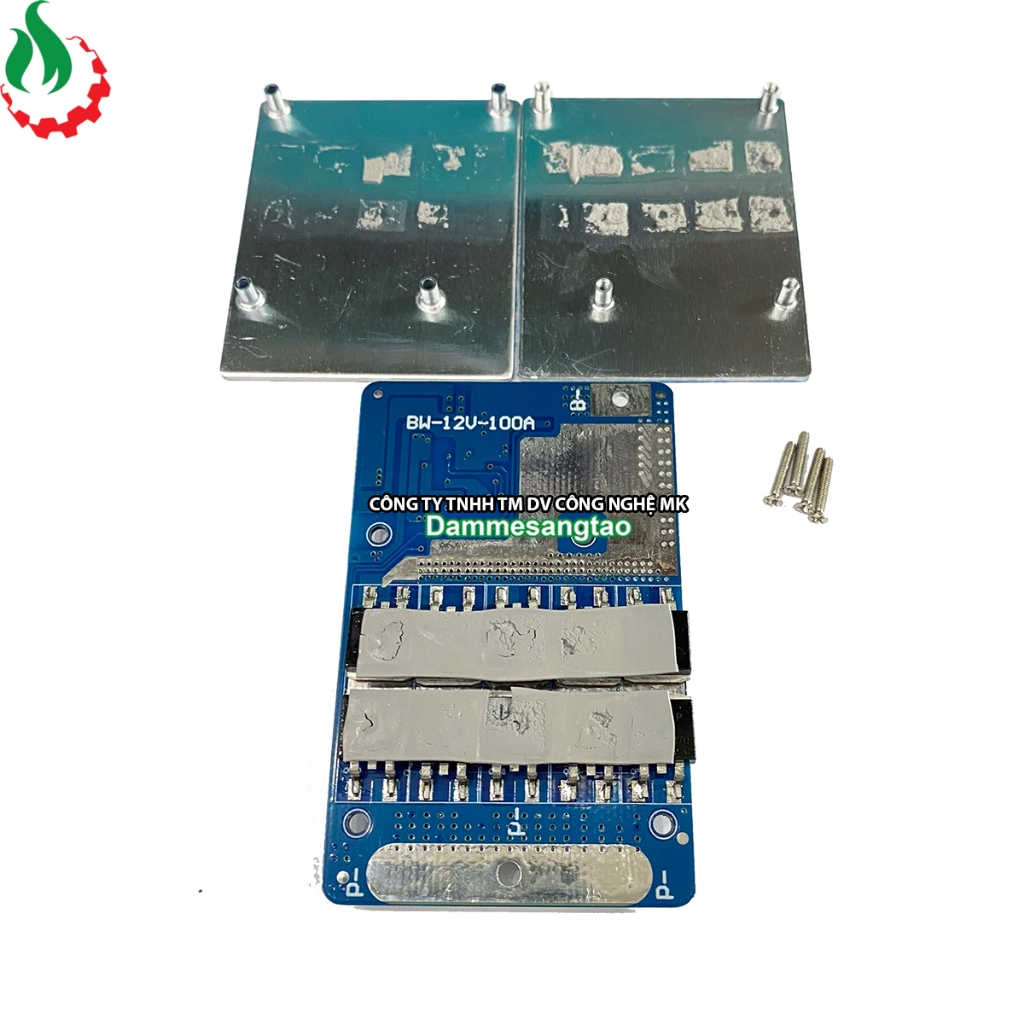 Mạch 4S 100A 12V BW bảo vệ pin sắt Li-Fe 3.2V