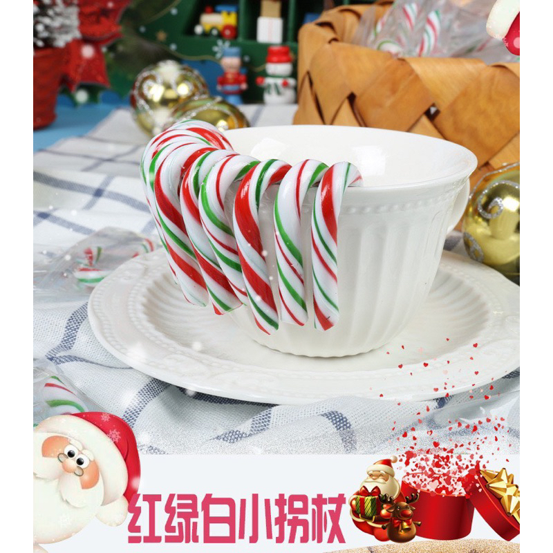 Kẹo gậy Ông Già Noel mini quà Giáng Sinh cho bé | Ăn vặt trẻ em ngon rẻ