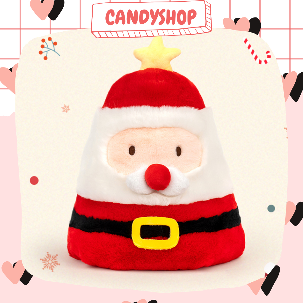Gấu bông ông già Noel 2in1 có thể biến thành cây thông Noel  Có sẵn CANDYSHOP