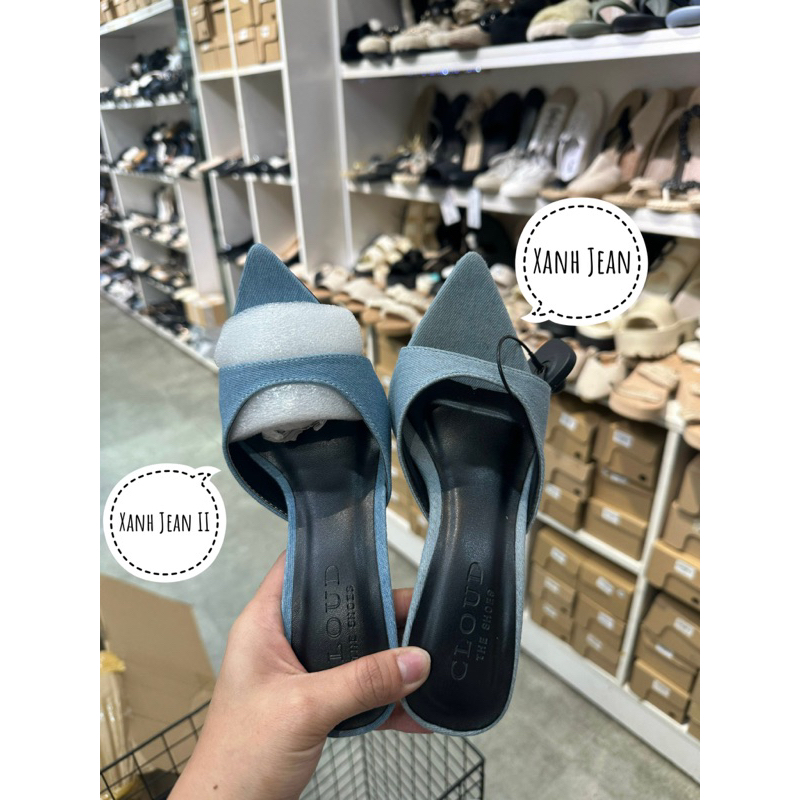 Giày cao gót mũi nhọn 7cm