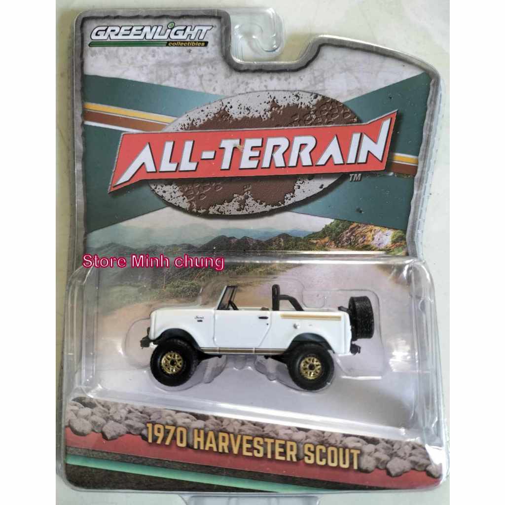 Store Minh Chung xe mô hình đồ chơi Greenlight all-terrain 1970 harvester scout