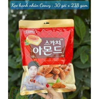 Gói kẹo sữa bọc hạnh nhân COOWY 238gr (hsd 11/2024)