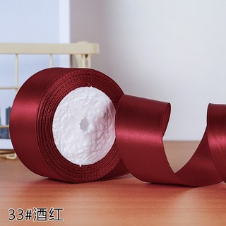 Ruy Băng Lụa Trơn 4cm, Cuộn 25Y