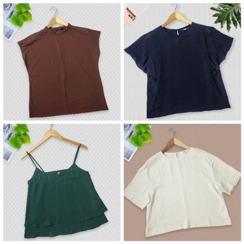 Áo kiểu U.N.I.Q.L.O Xuất Nhật 2hand