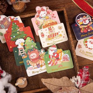 Thiệp giáng sinh quà tặng giáng sinh noel cho học sinh bạn bè aisoobook giao mẫu ngẫu nhiên - thiepgs