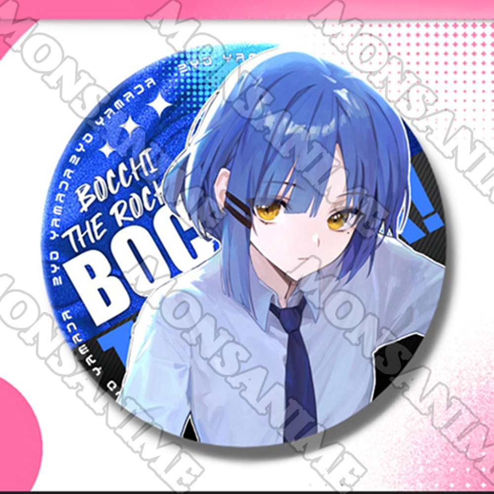 Huy hiệu IN HÌNH Bocchi The Rock ver NỀN SÉT khoác manga anime chibi quà tặng xinh xắn độc đáo