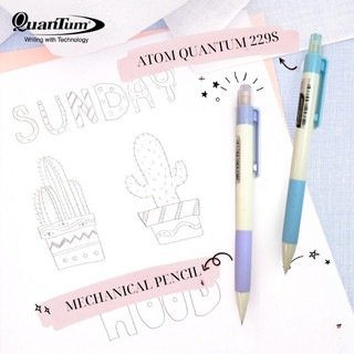 Bút Chì Bấm ATOM Mechanical Pencil QuanTum 229S Ngòi 0.5mm