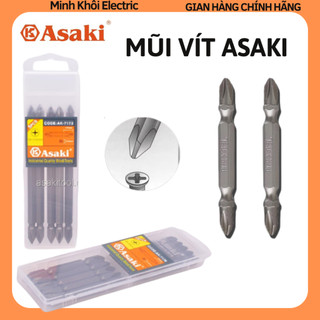 Mũi vít hơi hai đầu asaki ak-7172,mũi vít hai đầu ak-7177,mũi vặn vít asaki ak-7178,đầu bắn vít lục giác asaki,đầu mũi