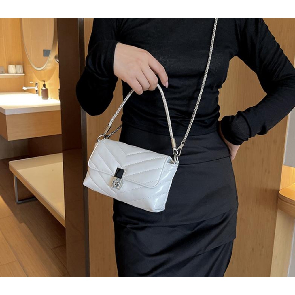 Túi xách nữ siêu hót da mềm cao cấp thiết kế khoá dọc xoay sang trọng kiểu dáng thanh lịch thời trang Hàn Quốc JUMALY
