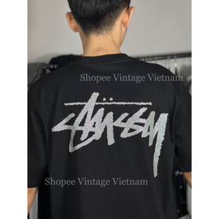 Áo Thun Kim Tuyến In Decal Tổng Hợp Nhiều Thương Hiệu Nổi tiếng form unisex Chất vải cotton 2 chiều Đầy Đủ Tem Túi Zip