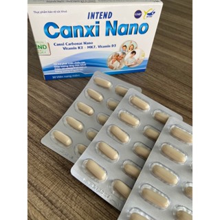 Combo 5 hộp Canxi Nano Intend gồm Vitamin K2- MK7, Vitamin D3