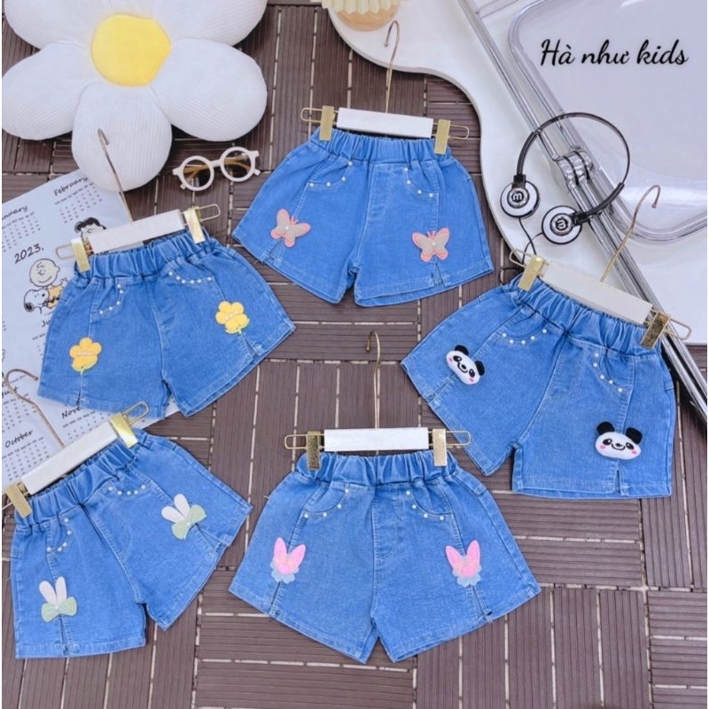 Quần jean đùi bé trai bé gái chất đẹp 10-18kg