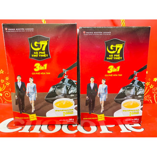 Cà phê sữa hoà tan g7 hộp 18 gói x 16g.