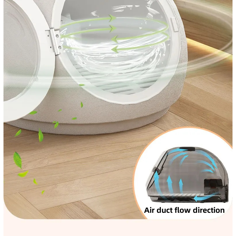 Lồng sấy mèo Petzhidi 55L UV khử khuẩn + hút lông