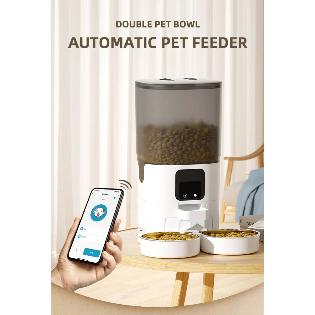 Máy cho mèo ăn tự động Papifeed camera Wifi