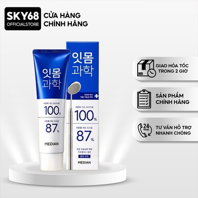 Kem Đánh Răng Giúp Bảo Vệ Răng Nhạy Cảm Median Gum Science Toothpaste Clean Mint 120g - Clean Mint