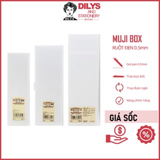 Hộp bút Muji Màu Trắng Tối Giản 3 lựa chọn  Hàng chính hãng  