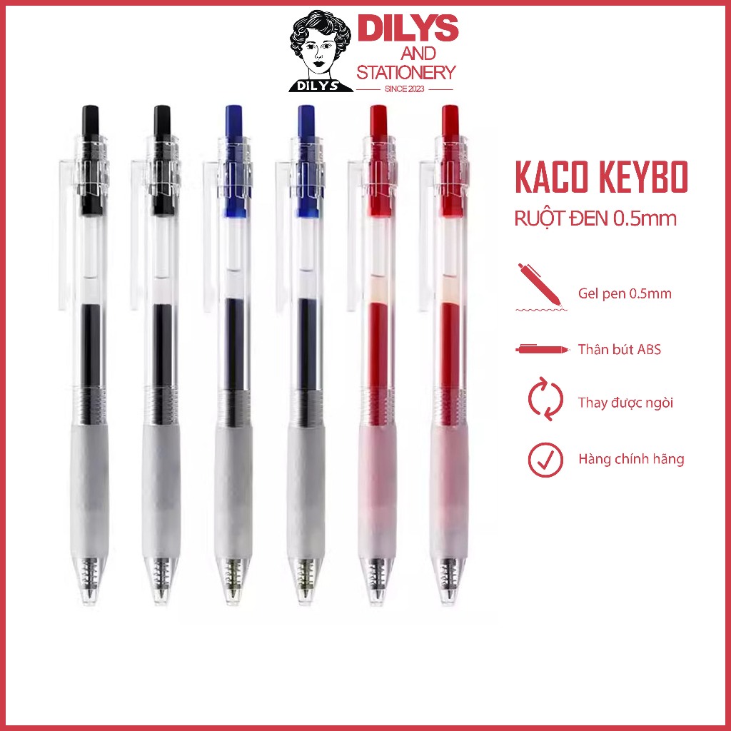 Bút gel KACO KEYBO cây lẻ