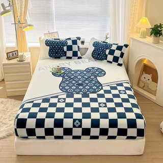 Ga giường và vỏ gối nỉ nhung sữa mềm mịn nhập khẩu loại 1 cao cấp, bộ ga gối nỉ nhung bọc đệm công nghệ mới thoáng khí