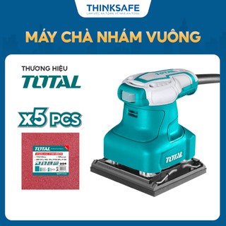 Máy chà nhám điện Total công suất 65 - 1200W gồm chà nhám vuông, chữ nhật, tròn, cọ, Máy chà nhám tăng - Thinksafe