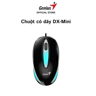 Chuột máy tính có dây Genius DX-Mini nhiều màu, nhỏ gọn, LED RGB, DPI 1000, thuận cả 2 tay, thích hơp PC/LAP, BH 1 năm