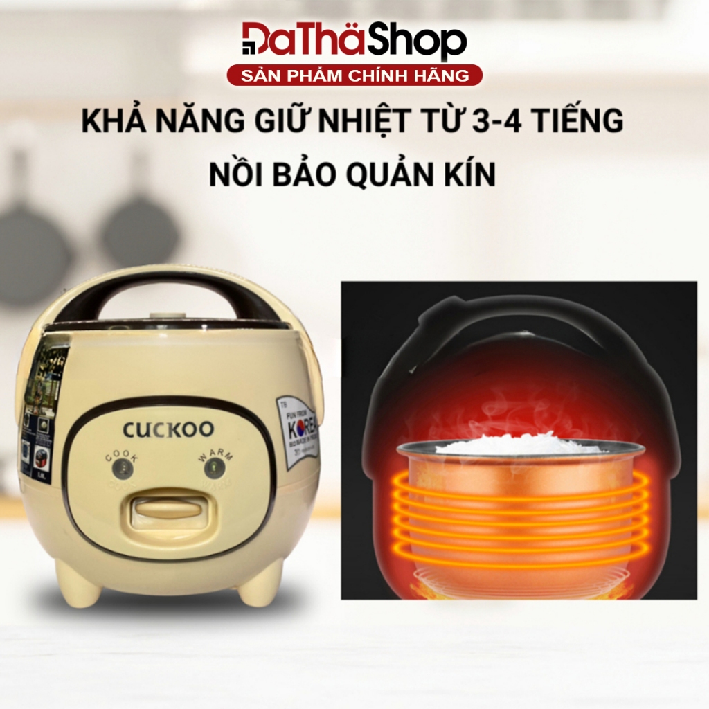 Nồi Cơm Điện CUCKOO Dung Tích 1,2L 1,8L Nấu Nhanh Cơm Ngon Hâm Nóng Giữ Ấm Tiết Kiệm Điện