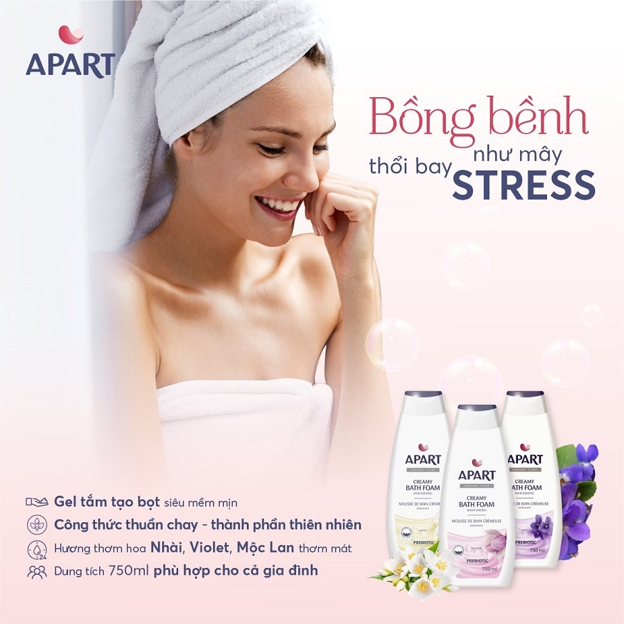 Sữa Tắm Apart Dưỡng Ẩm Hương Hoa Nhài 500ML