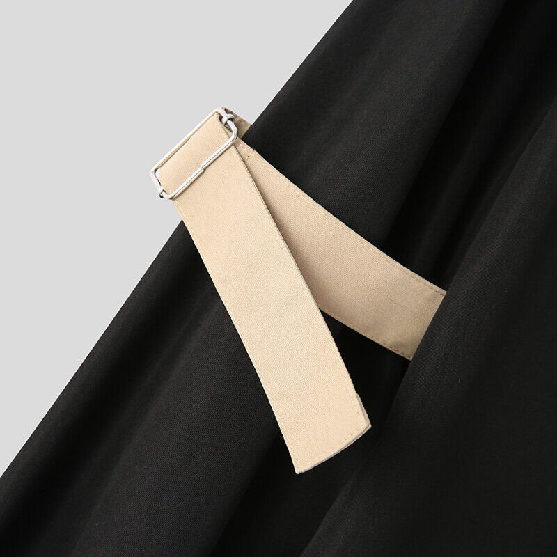 Áo Sơ Mi Nam Dài Tay GUSSET, Sơ Mi Nam Trắng Form Rộng Phối Nẹp Tay Lụa Hàn Phong Cách Trẻ Trung Cá Tính