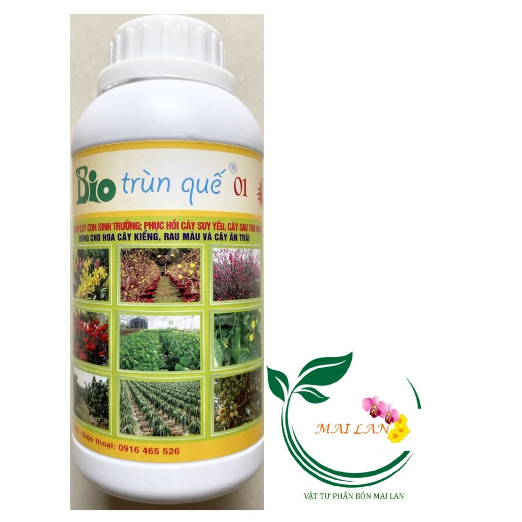 Dịch Trùn Quế Hữu Cơ Bio 01 Kích thích tăng trưởng - #137A# 500ml