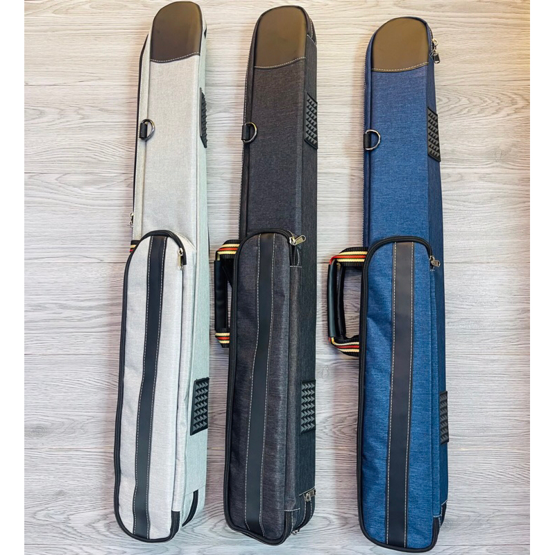 Bao đựng cơ bida 3x3 giá tốt phong cách classic ba màu xám đen xanh