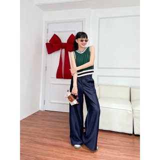 Kido - quần tây dài ống rộng sandy pants