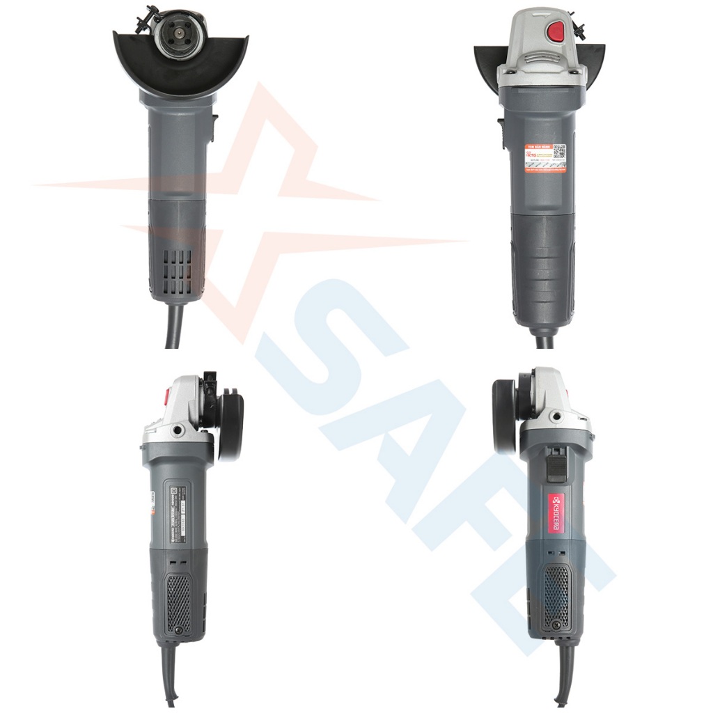 Máy mài cầm tay 900W KYOCERA-NHẬT AG1000 Mài góc công tắc trượt, đường kính đá mài 100mm, tốc độ không tải 13000v/ph