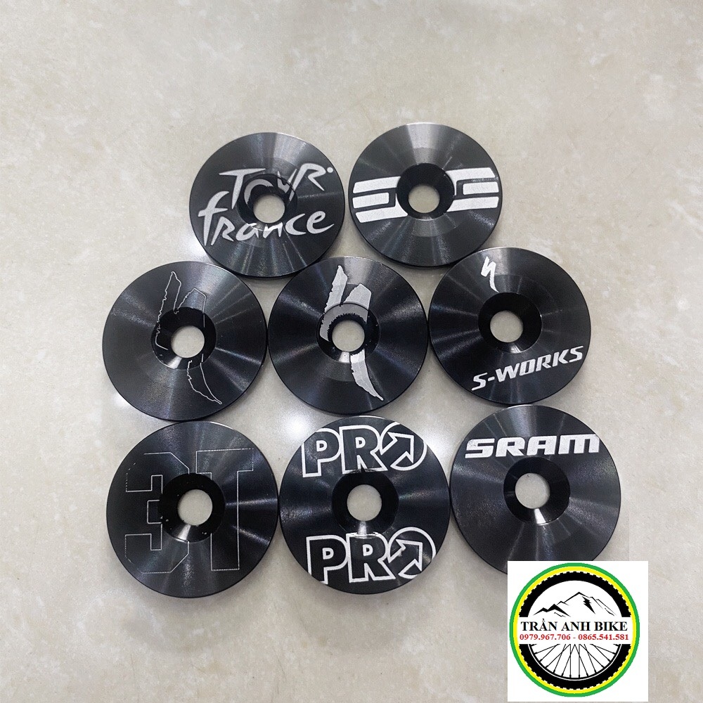 Nắp đậy nhôm pô tăng xe đạp 3T SRAM SHIMANO S-WORKS ENVE ZIPP FSA