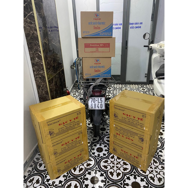 Gạc Bảo Thạch 10x10x6lớp 1 gói