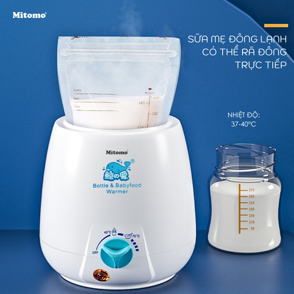 Máy ủ sữa, hâm sữa, tiệt trùng sữa, hâm nóng thức ăn Mitomo RBN-1B - Hàng chính hãng