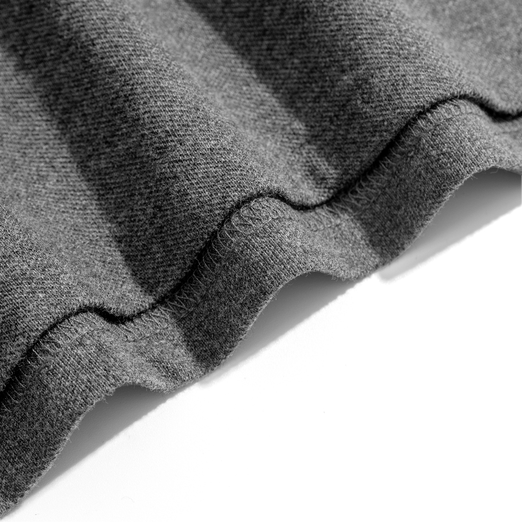 Áo Thun Cao Cấp Polo Xám Phối Đen BY COTTON NEW