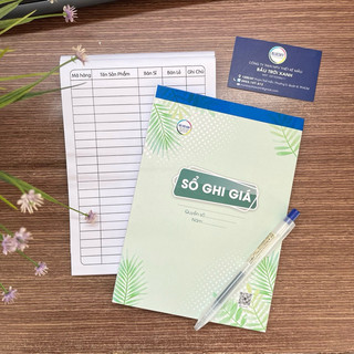 Sổ ghi giá khổ a5/ 70 tờ giấy 80gsm